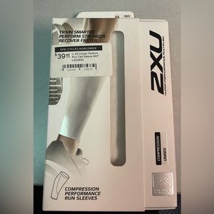 NWT 2XU Human Performance Multiplied Compression Run Calf Sleeve
